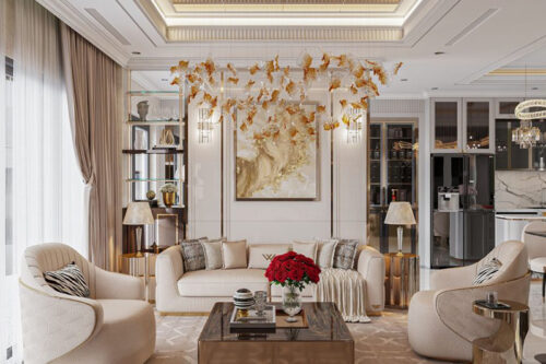 Thiết Kế Nội Thất Biệt Thự Liền Kề Kiến Hưng Hà Đông