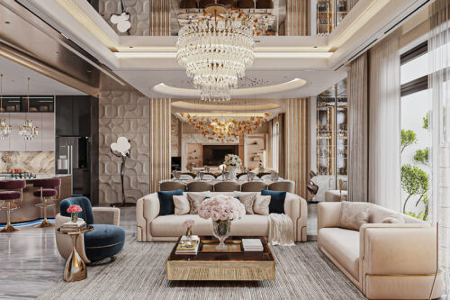Thiết Kế Nội Thất Biệt Thự Liền Kề Lê Trọng Tấn