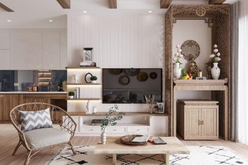 Thiết Kế Nội Thất Chung Cư The Zei 3 Phòng Ngủ