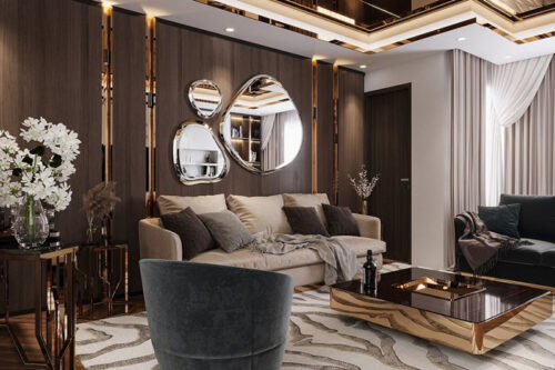 Thiết Kế Nội Thất Nhà Phố Liền Kề Ecopark Hưng Yên