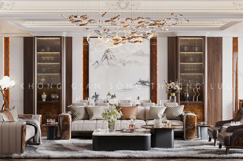 Mẫu Nhà Phố Gỗ Óc Chó Tại Hai Bà Trưng Hà Nội