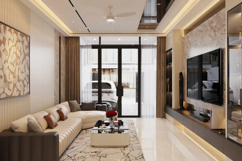 Thiết Kế Nội Thất Nhà Phố Hiện Đại Tại Bắc Ninh